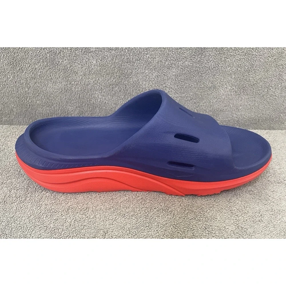 Hoka Ora Recovery Slide 3 Navy Blue/Orange Size Men 9, women's 11